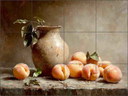 Rustic Forms 7 by Lazar Studio Ceramic Tile Mural OB-LAZ1009-7