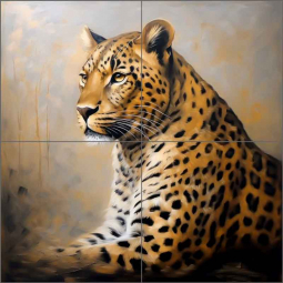 Jungle Jewel 1 by NOVAE Ceramic Tile Mural OB-NOV07-1