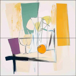 Formative Visions 2 by Irena Orlov Ceramic Tile Mural OB-ORL26108-1