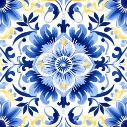 Adornments 8 by Roozbeh Bahramali Ceramic Accent & Decor Tile OB-ROZ396AT