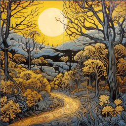 Summer Days 1 by Ray Powers Ceramic Tile Mural OB-RPA494