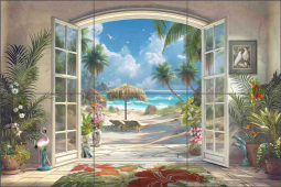 Living the Dream 2b by Steve Hunziker Ceramic Tile Mural OB-SH1814b