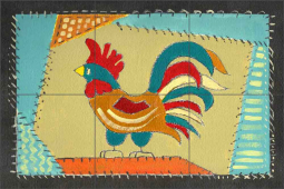 Mr Doodle Do by Ramona Jan Ceramic Tile Mural POV-RJA008