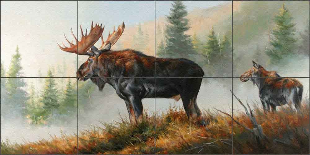 Lifting Mist by Edward Aldrich Glass Tile Mural RW-EA013
