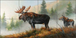 Lifting Mist by Edward Aldrich Glass Tile Mural RW-EA013