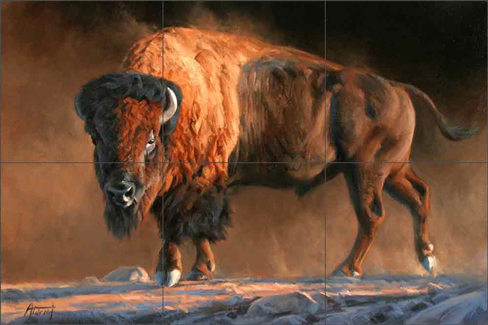 Moving Onward by Edward Aldrich Ceramic Tile Mural RW-EA024