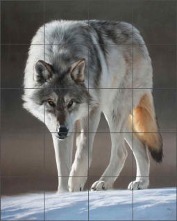 Stealth 2 by Edward Aldrich Ceramic Tile Mural RW-EA026