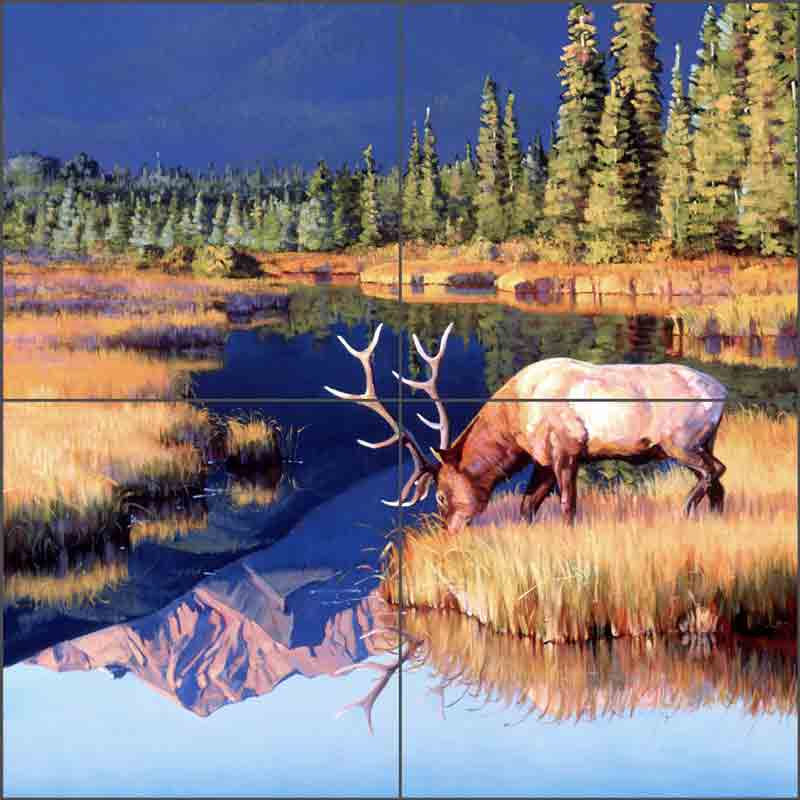 Perfect Dawn by Julie T Chapman Ceramic Tile Mural RW-JTC009