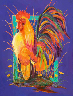 The Commander by Susan Libby Ceramic Accent & Decor Tile SLA002AT