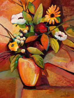 Still Life Spectrum 1 by Warren Cullar Ceramic Accent & Decor Tile WC101AT