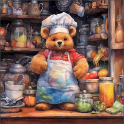 Hungry? by WDW Designs Ceramic Tile Mural WDW155