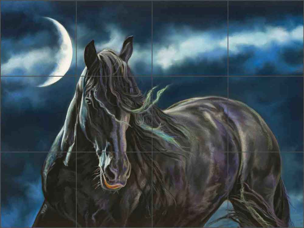 Nightmaere by Kim McElroy Ceramic Tile Mural KMA080