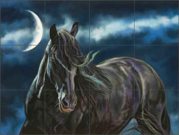 Nightmaere by Kim McElroy Ceramic Tile Mural KMA080