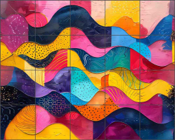 Cosmic Waves 10 by WDW Designs WDW185