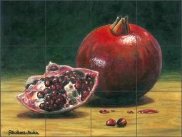 Melagrana by Angelica Di Chiara Ceramic Tile Mural ADCH011