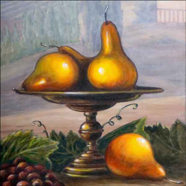 Pear by Angelica Di Chiara Ceramic Accent & Decor Tile