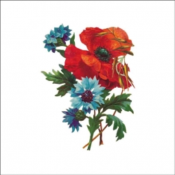 Vintage Flowers 105 by DP Art Ceramic Accent & Decor Tile AFL105AT