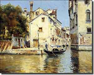 Reyna Venice Canal Ceramic Accent Tile 10" x 8" - AR004AT