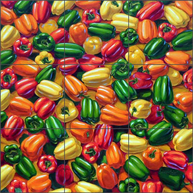 Bell Bop by Beaman Cole Ceramic Tile Mural - BCA010