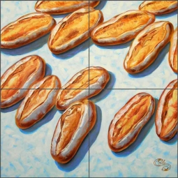 Pane Italiano by Beaman Cole Ceramic Tile Mural - BCA016