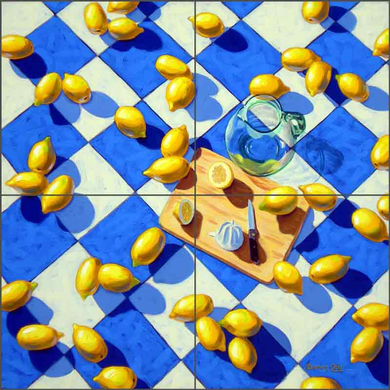 Life's Lemons by Beaman Cole Ceramic Tile Mural - BCA023