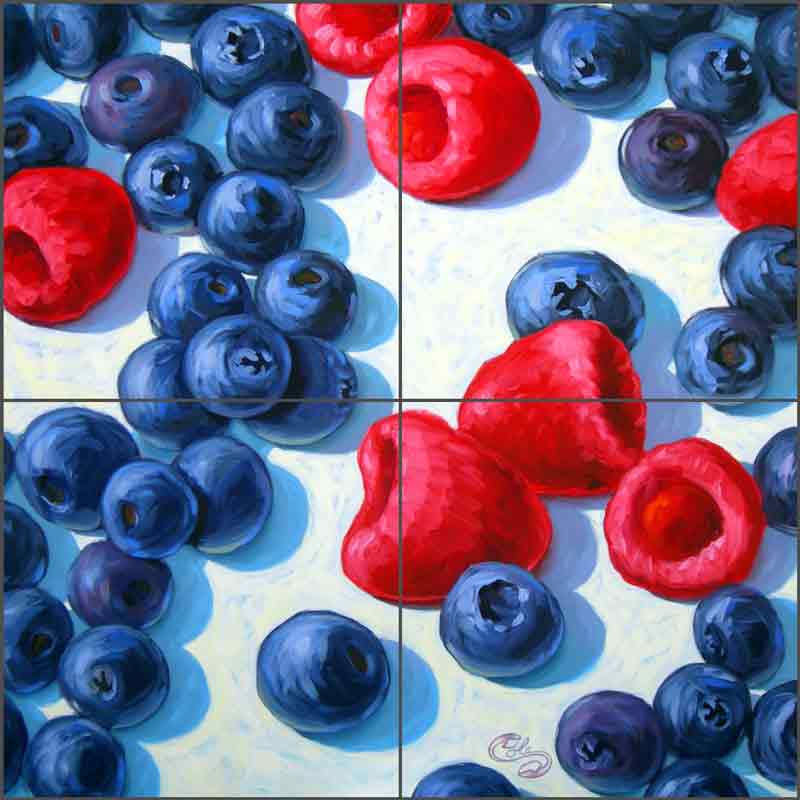 The Blues by Beaman Cole Ceramic Tile Mural - BCA029