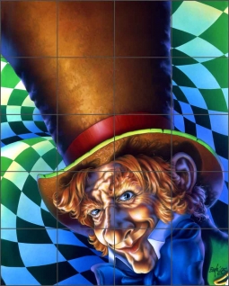 Leprechaun by Bruce Eagle Ceramic Tile Mural - BEA020
