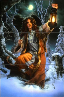 The Quest by Bruce Eagle Ceramic Tile Mural BEA028