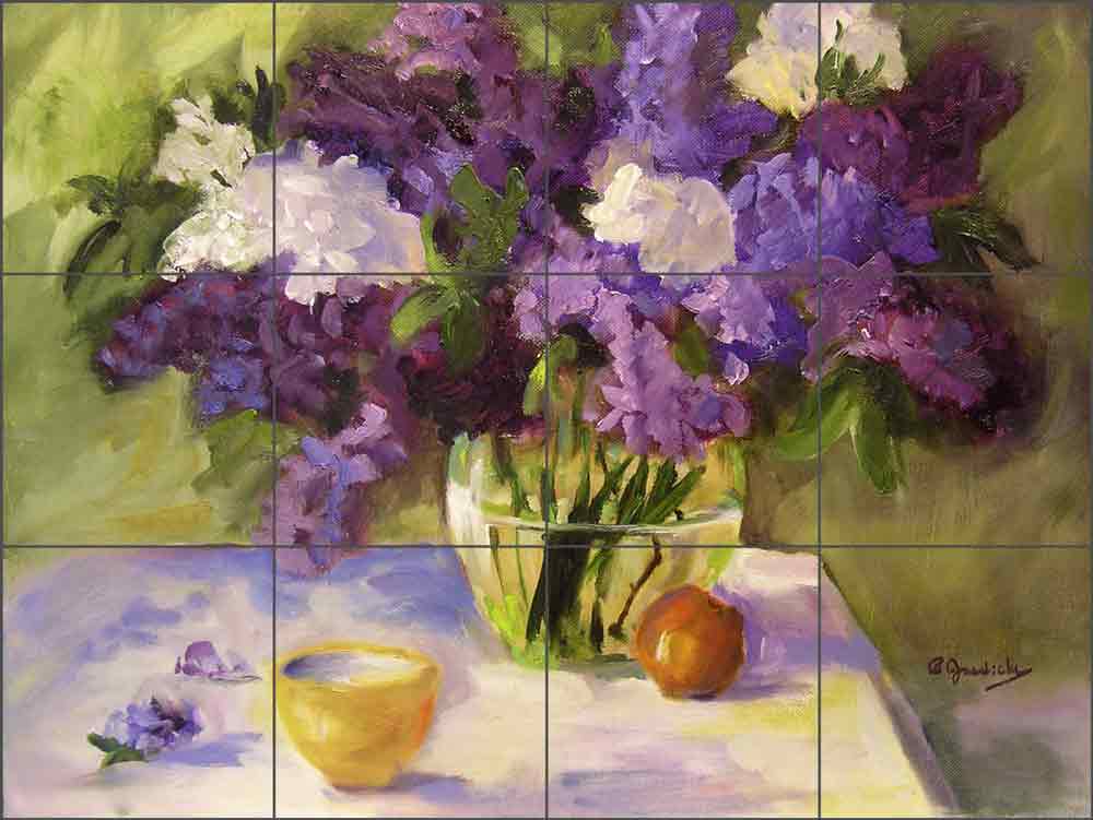 Fragrant Aroma by Bette Jaedicke Ceramic Tile Mural BJA012