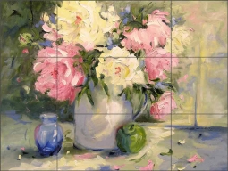 Sunday Morning by Bette Jaedicke Ceramic Tile Mural BJA032