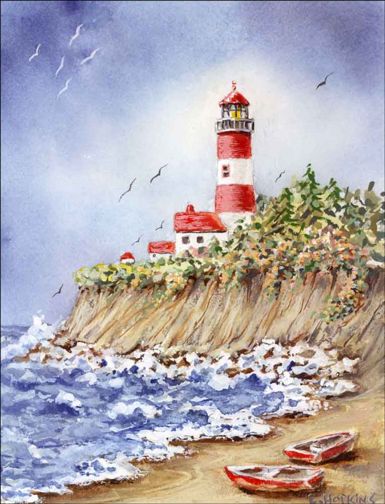 Jackson Point Light by Edie Hopkins Ceramic Accent & Decor Tile - CCI-EH220AT