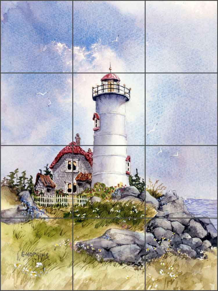 Sequin's Light by Edie Hopkins Ceramic Tile Mural - CCI-EH3