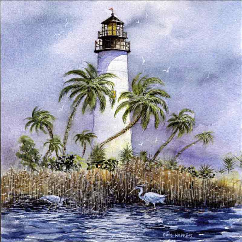 Light at Key West by Edie Hopkins Floor Accent Tile CCI-EH75AT