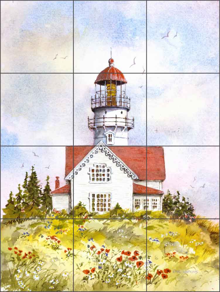 Cape Elizabeth by Edie Hopkins Ceramic Tile Mural - CCI-EH76