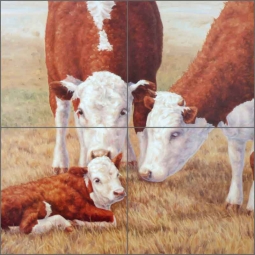 Newcomer by Linda Elliott Ceramic Tile Mural - CCI-LE18T