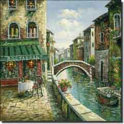 Ching Cafe Canal Ceramic Accent Tile 4.25" x 4.25" - CHC080AT
