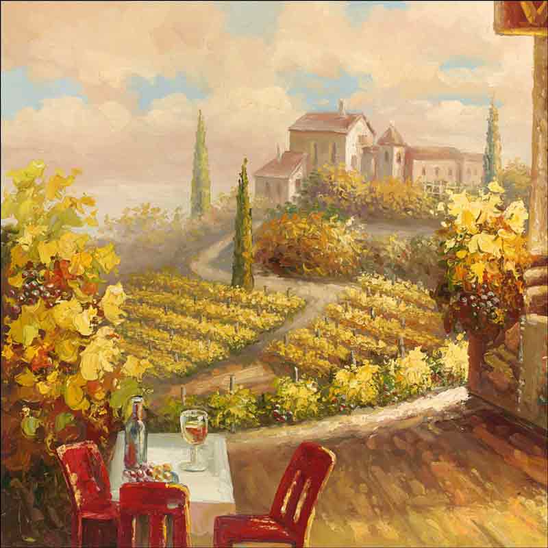 Vineyard Cafe by C. H. Ching Ceramic Accent & Decor Tile CHC099AT