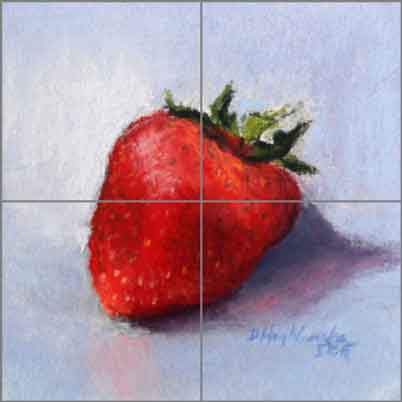 Berry Tiny by Diane Hughbanks Ceramic Tile Mural - DHA042