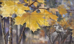 After the Rain by Debbie Hughbanks Ceramic Tile Mural - DHA057