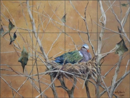 Perseverance by Debbie Hughbanks Ceramic Tile Mural - DHA070