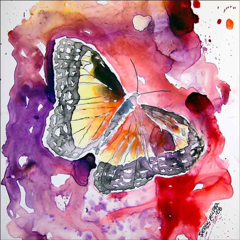 Monarch Butterfly by Derek McCrea Accent & Decor Tile DMA047AT