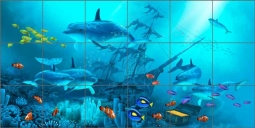 Lost Treasures by David Miller Ceramic Tile Mural DMA2034