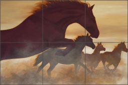 Freedom by Liz Mitten Ryan Ceramic Tile Mural - EWH-LMR008