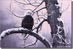 Ryan Eagle Bird Ceramic Tile Mural 25.5" x 17" - EWH-LMR023