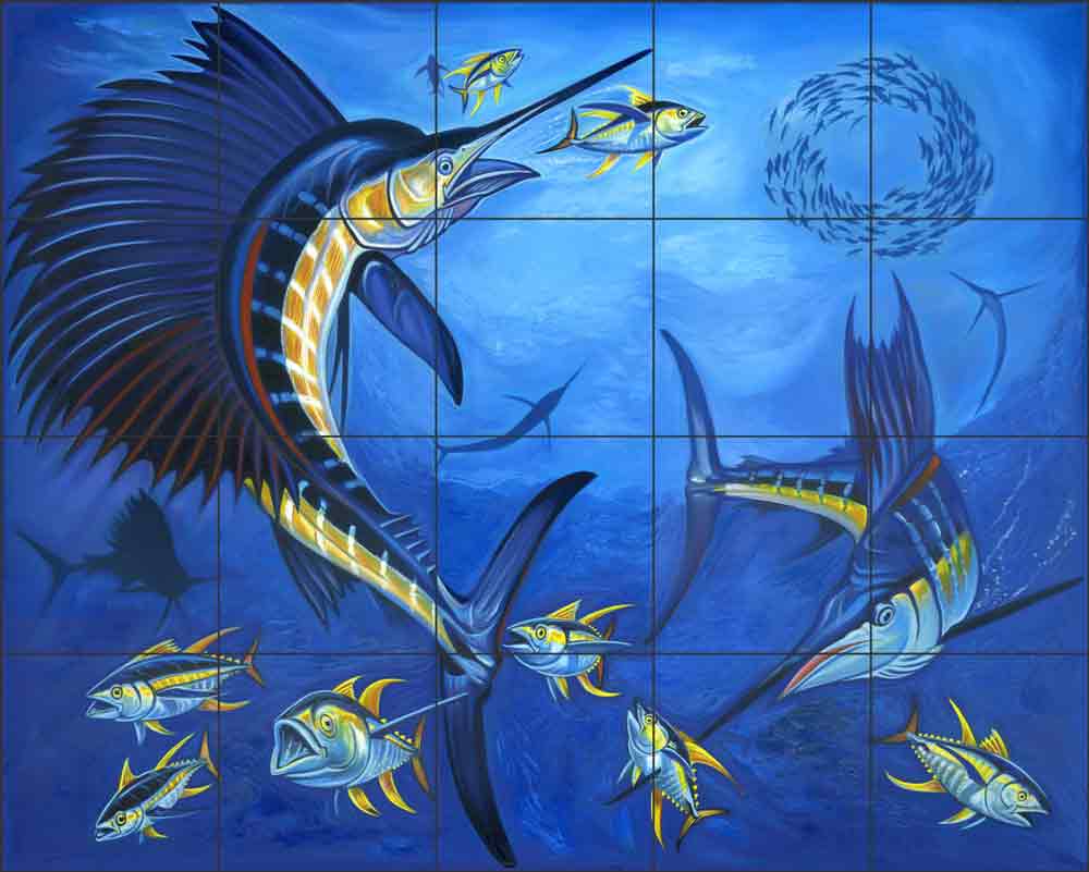 Baja by Fernando Agudelo Ceramic Tile Mural FAA031