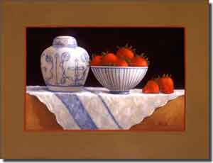 Poole Fruit Strawberry Ceramic Accent Tile 8" x 6" - FPA005AT