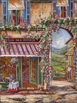 Villa San Michele by Ginger Cook Ceramic Tile Mural GCS046