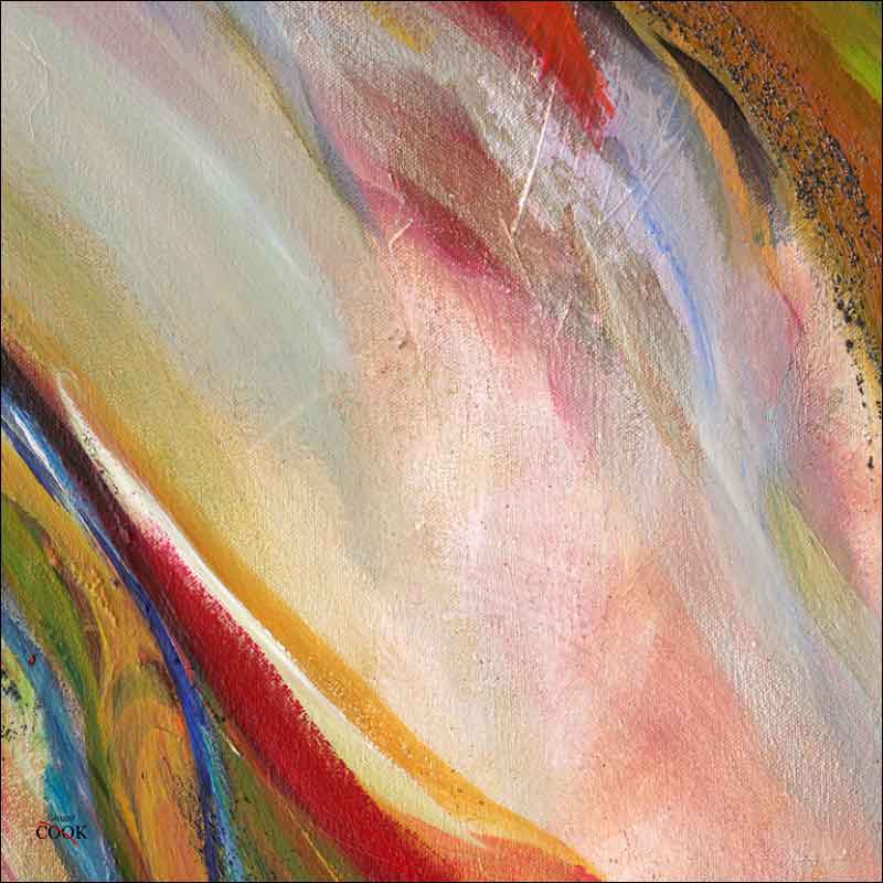 Abstract 2 by Ginger Cook Ceramic Accent & Decor Tile - GCS068AT