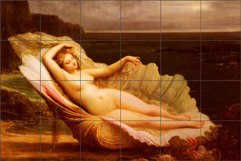 Picou Old World Venus Ceramic Tile Mural - HPP001