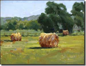 Crowe Country Landscape Ceramic Accent Tile 8" x 6" - JAC060AT